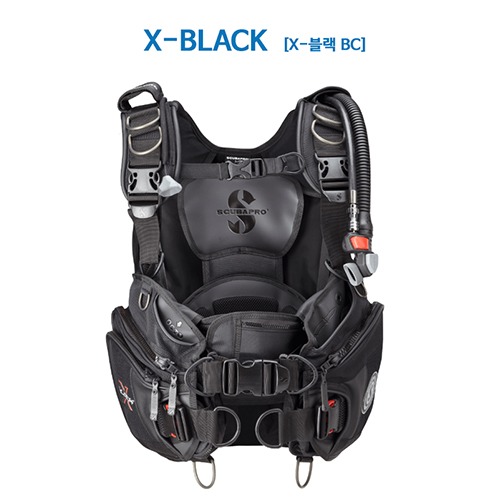 스쿠버프로 엑스블랙 스쿠버다이빙 BCD SCUBAPRO1 X-BLACK