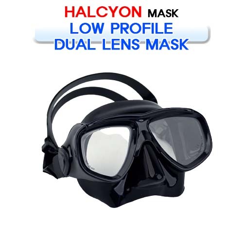 2안식 마스크 [HALCYON] 헬시온 LOW PROFILE DUAL LENS MASK