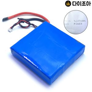 [S+급] 3.7V 5200mAh 고용량 파우치 리튬폴리머 배터리팩 9Cell/ 폴리머 배터리/ Li-Po 9Cell