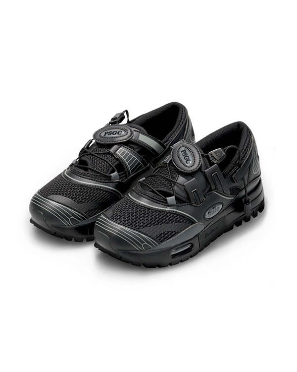 【POSE GANCH】送料/関税込 GANCH311 MOTION BLACK 23-25cm SNEAKERS - poseganch