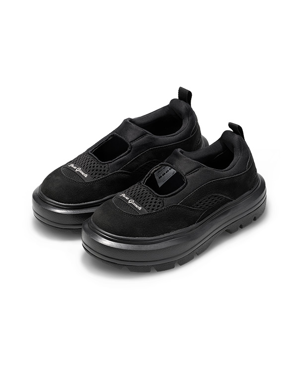 【POSE GANCH】送料/関税込 GANCH311 MOTION BLACK 23-25cm SNEAKERS - poseganch