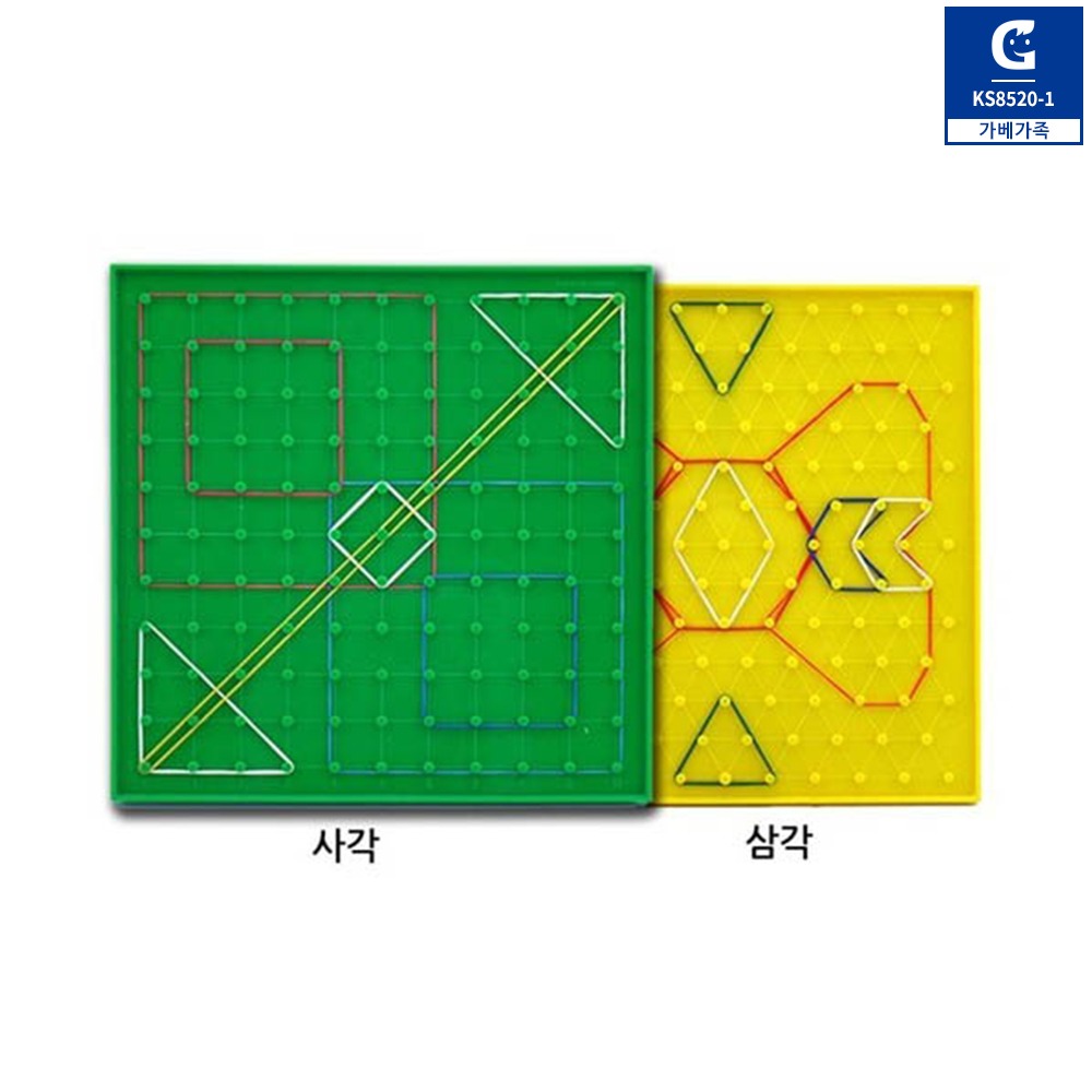 큰솔스토밍 양면지오보드 (11핀,삼각사각)[KS8520-1]