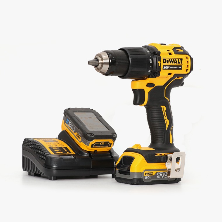 [DEWALT] 디월트 20V MAX 1.7Ah 컴팩트 햄머 드릴 드라이버 DCD709E2T / 브러쉬리스모터 발열감소 컴팩트헤드