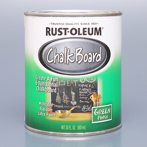 [Rust-Oleum] 러스트올럼 칠판 페인트 / Chalkboard Paint / 30 oz (887 ml) /색상 옵션(블랙, 그린)/미국생산