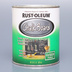 [Rust-Oleum] 러스트올럼 칠판 페인트 / Chalkboard Paint / 30 oz (887 ml) /색상 옵션(블랙, 그린)/미국생산