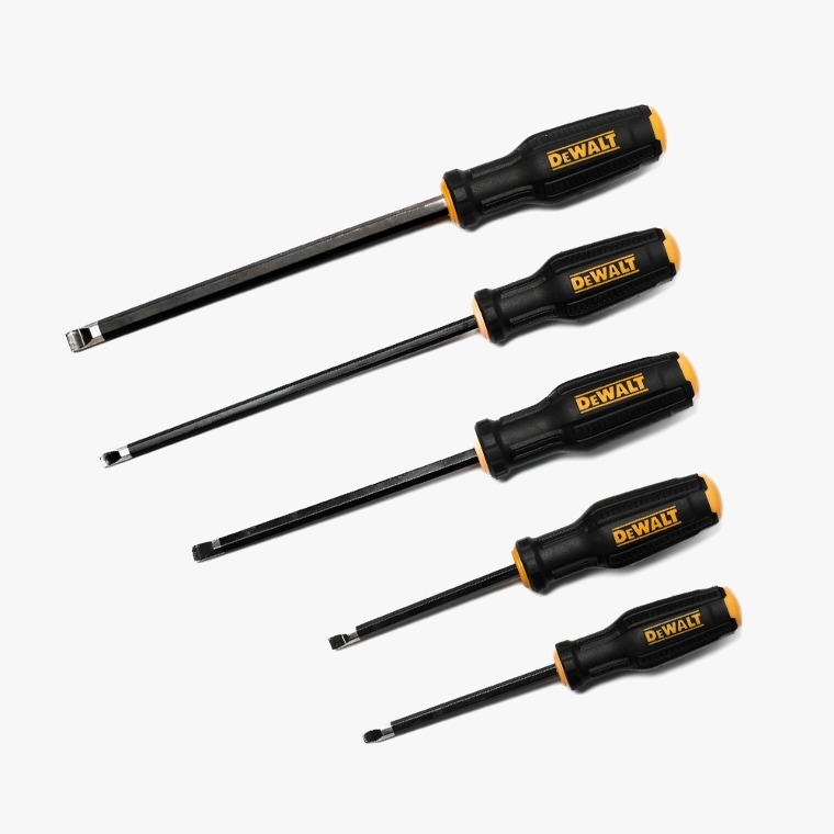 [DEWALT] 디월트 터프시리즈 스크류드라이버 (DWHT65004, DWHT65005, DWHT65006, DWHT65007, DWHT65008) / 목공구 스틸바 내부식성 인체공학 자석팁