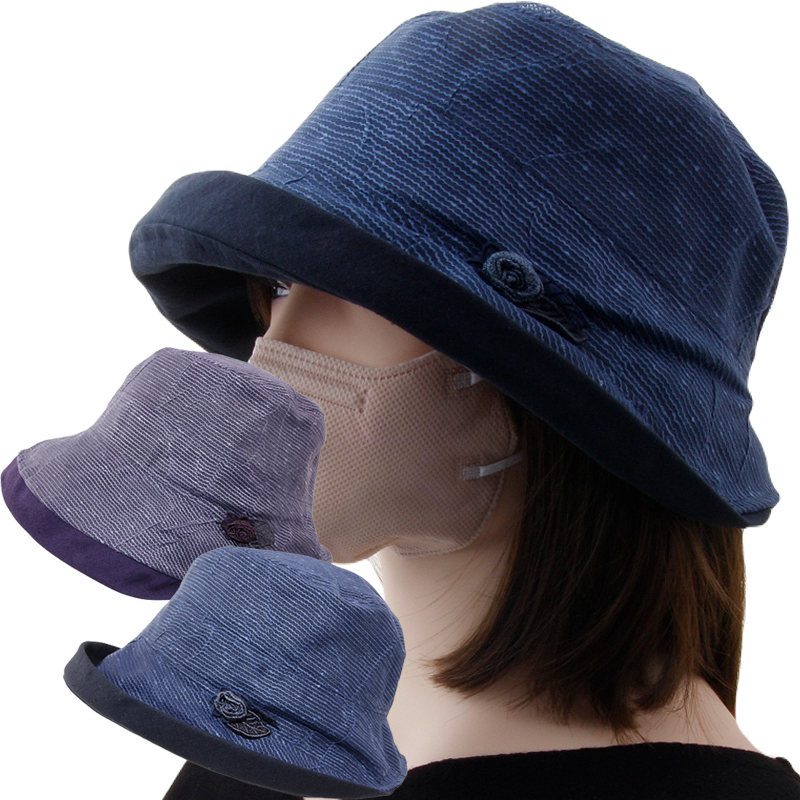 CAP-24188_중년 여성 시원한 여름 매쉬 벙거지 모자 버킷햇 산책 여행
