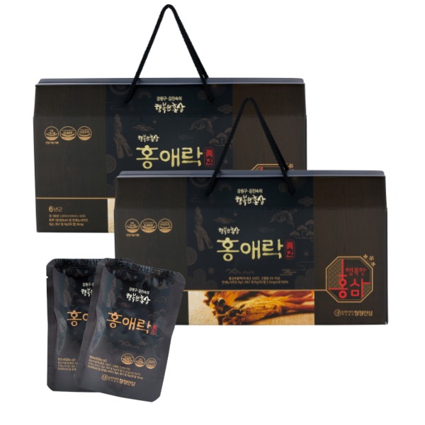 2BOX 6년근 홍애락 진 / 홍삼진액