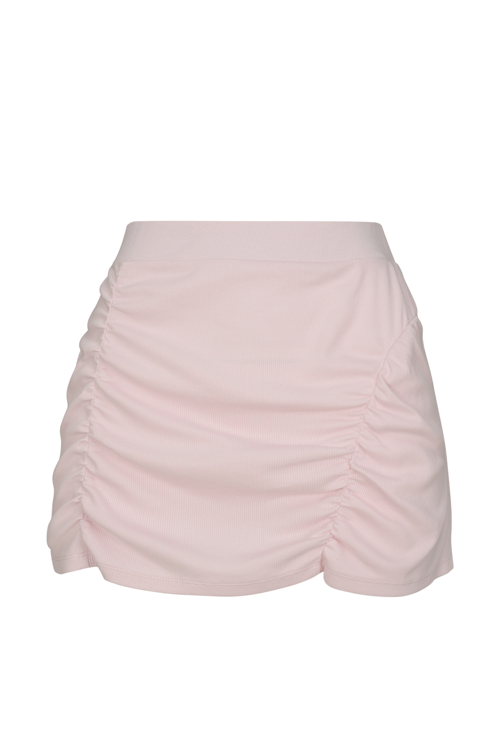 UNBAL SHIRRING SK (PINK)