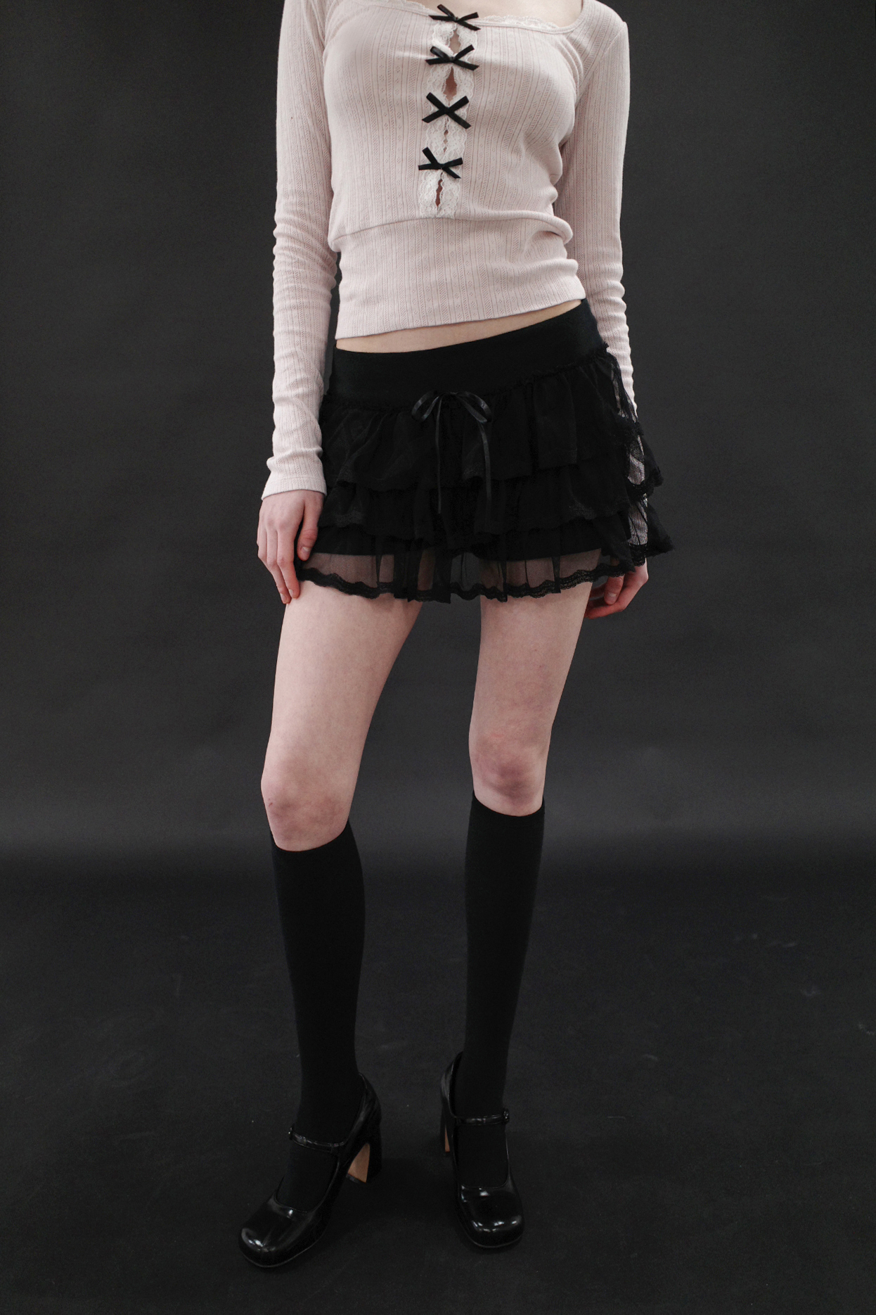 [4th Restocked] LACE TUTU PANTS (BK)