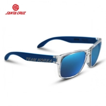 산타크루즈 TEAM KOREA CLEAR BLUE BLUE IRIDIUM POLARIZED 편광 NO.13 스포츠 선글라스