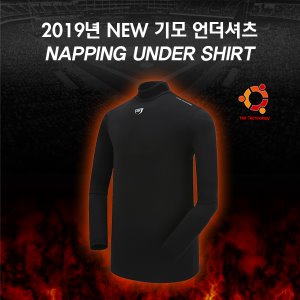 스톰 2019년 NEW 기모 언더셔츠-블랙