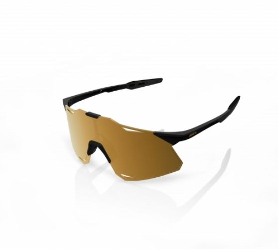 100% 하이퍼크래프트 Matte Black - Soft Gold Mirror Lens (61039-019-69)