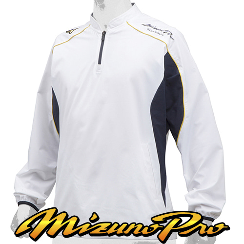 MIZUNO 미즈노 프로긴팔바람막이 9J0201 [흰]