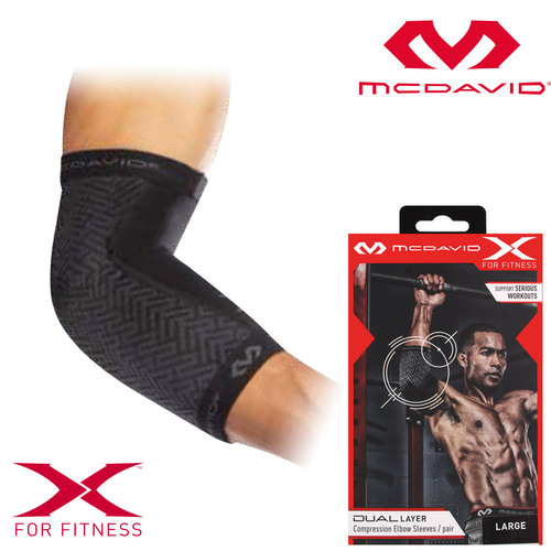 맥데이비드 2 Layer Compression Elbow Sleeves/2개입 (X607)