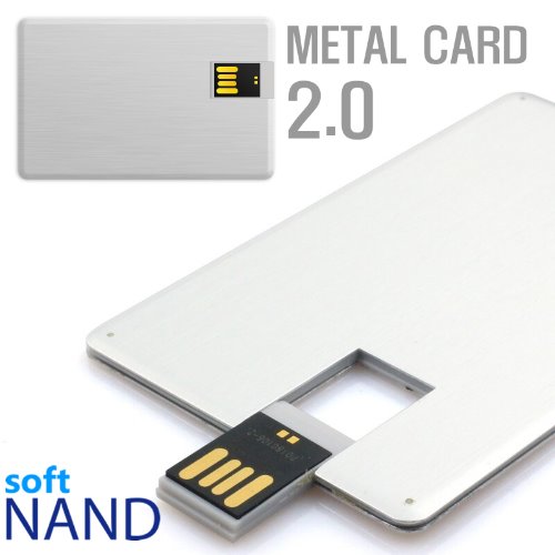 [softnand] 메탈 카드 usb 2.0