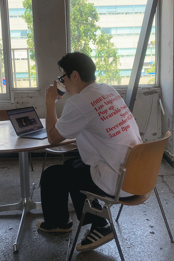 1988 Back Lettering T-Shirt (3Color)