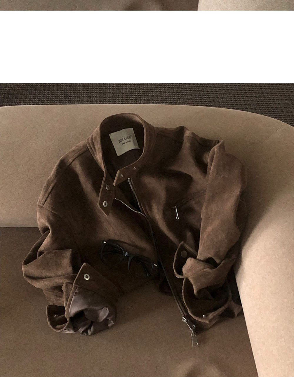 D&G ベージュ 麻とスエード ジャケット D&G ベージュ 麻とスエード ジャケット