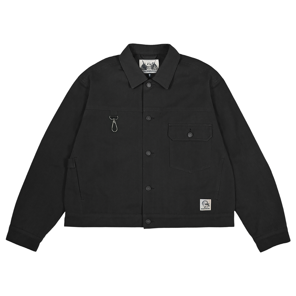 ECOGRAM 에코그램 [이도프토모] 크롭 워크 자켓 CROPPED WORK JACKET fashion