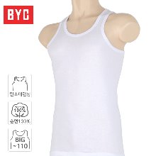 [BYC] 순면 남성 민소매 골런닝 BYC1110