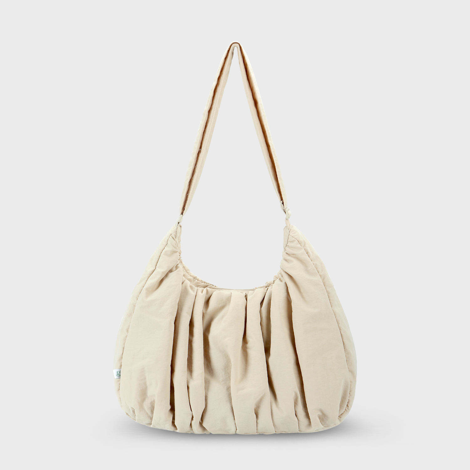 Large Croissant Cross Bag Almond