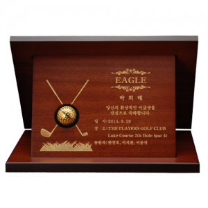 순금 골프공 상패 37.5g 24k