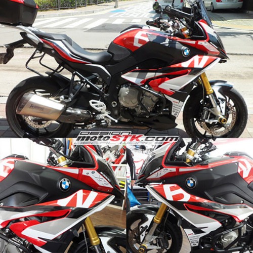 [바이크팩토리]BMW S1000XR Motorrad Red / 전체데칼 세트