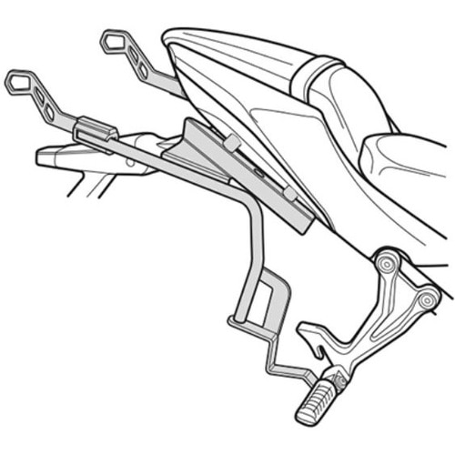 [바이크팩토리]Z650/닌자650 (17-19) SHAD 사이드백 브라켓 - K0Z667IF (SH36/SH23 장착 가능)