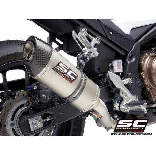 CB500F/CBR500R (19 - 20) SC프로젝트 Oval슬립온 머플러 [바이크팩토리]