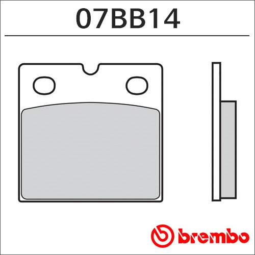 [바이크팩토리]브렘보 애프터마켓 브레이크 패드 (파츠넘버 07BB14SP)