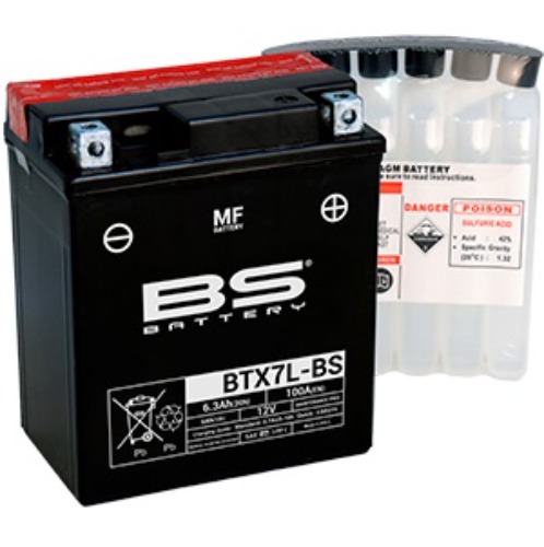 [바이크팩토리]BS배터리 MF (BTX7L-BS 12V 6Ah)