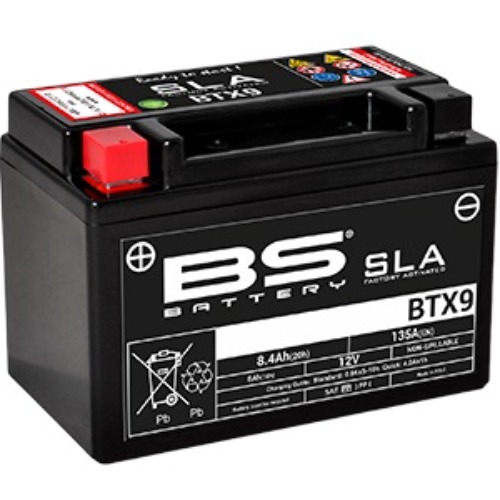 [바이크팩토리]BS배터리 SLA (BTX9 12V 8Ah)