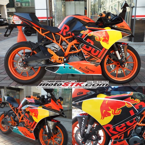 KTM RC390 MOTOGP 팩토리 오토바이 전체데칼 세트 [바이크팩토리]