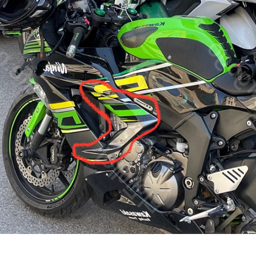 [해외]ZX-6R(13-18) 좌측 사이드 카울