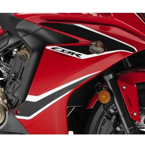 [해외]CBR650F (17-18) 우측 사이드카울 스티커 (태국 정품) 파츠 넘버 : 86643-MJE-DD0ZC +86645-MJE-DD0ZC