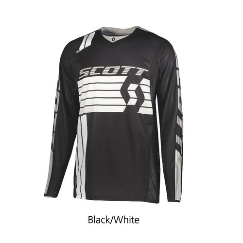 [바이크팩토리] SCOTT 450 Podium Jersey 450 포디움 져지(Black/White)