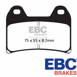 [바이크팩토리] 두카티 EBC 스트리트파이터848 프론트 브레이크패드(11~15), 멀티스트라다1200 프론트 브레이크 패드 - FA244/FA244V/FA244HH/ EPFA244HH