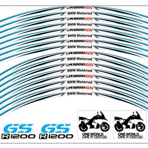[바이크팩토리]BMW R1200GS 휠테이프 휠라인 휠데칼 휠스티커 [4컬러]