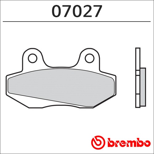 [바이크팩토리]브렘보 애프터마켓 브레이크 패드 (파츠넘버 07027CC)