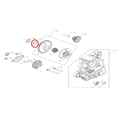 [해외]빅토리아 니키 125 (3240032)THRUST WASHER Ø22×Ø31×2