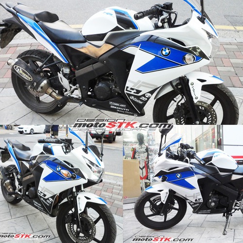 혼다 CBR125 BMW HP4 오토바이전체데칼 튜닝스티커 (2011년식 이상) [바이크팩토리]