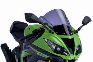 [해외]ZX-6R (09 - 15) PUIG 블랙 윈드스크린