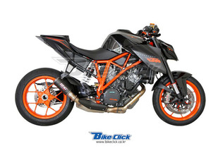 [해외] sc프로젝트 KTM - KTM 1290 SUPER DUKE R CR-T Silencer For Original Catalyst 슬립온 머플러 