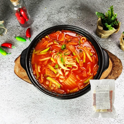 [이제이푸드스토리] 얼큰 김치 칼국수 500g