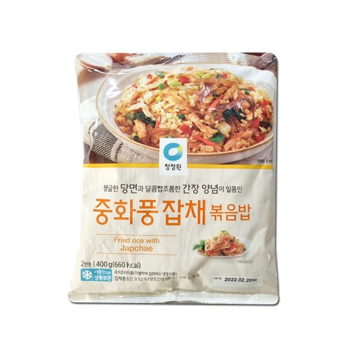 [이제이푸드스토리] 청정원 중화풍 잡채 볶음밥 400g 대상