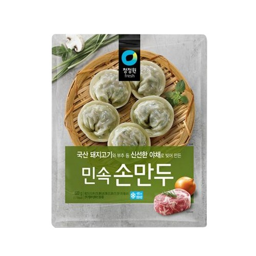 [이제이푸드스토리] 청정원 민속 손만두 600g