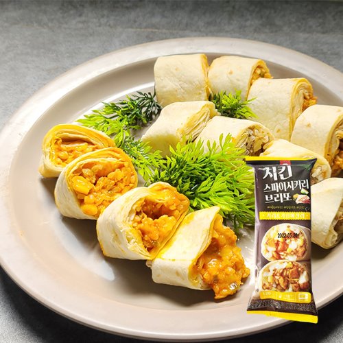 [이제이푸드스토리] 치킨 스파이시 커리 브리또 120g 천일