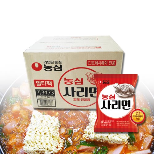 [이제이푸드스토리] 농심 사리면 1box (110*30ea)