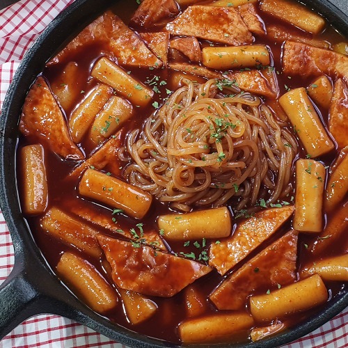 [이제이푸드스토리] 짜장맛떡볶이 / 쫄면포함 345g