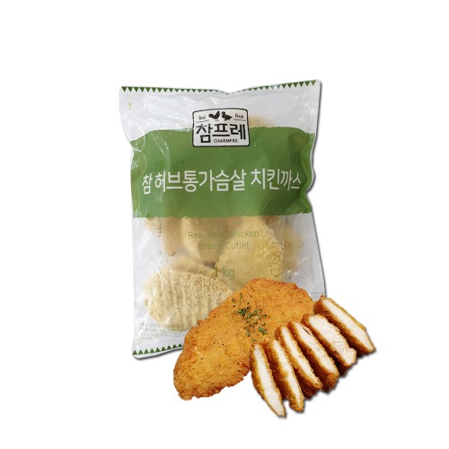 [이제이푸드스토리] 허브 통 가슴살 치킨까스 1kg